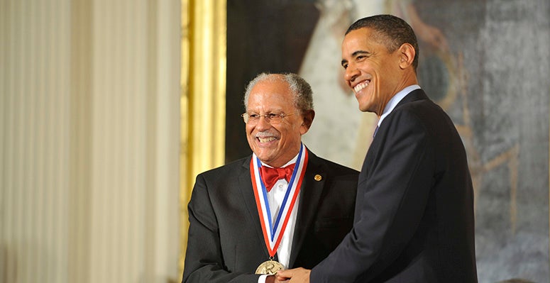 NCAR scientist Warren Washington receives national medal of science from President Barack Obama