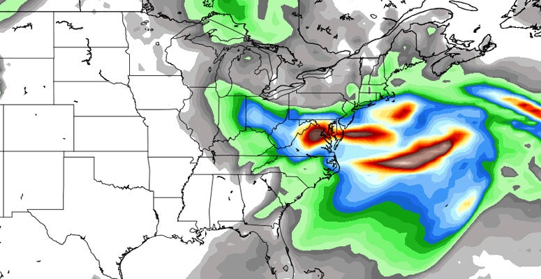 GFS预测模型的天气数据